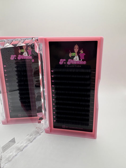 Cashmere lash trays C curl